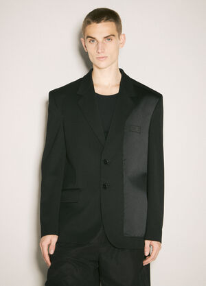 Homme Plissé Issey Miyake Inside-Out Single-Breasted Blazer Black hmp0160007