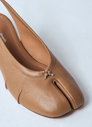 Maison Margiela Tabi Slingback Shoes Beige mla0259024