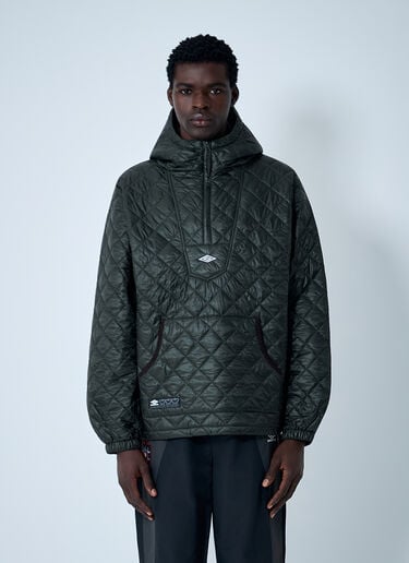 Quilted Masked Anorak Jacket Umbro Quilted Masked Anorak Jacket Green umb0162005