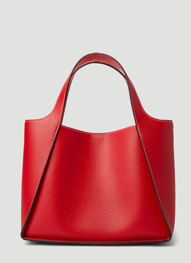 Stella McCartney 서클 로고 토트백 Red stm0251032