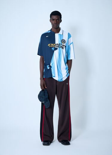 Logo Motif Football Top Martine Rose Logo Motif Football Top Blue mtr0162004