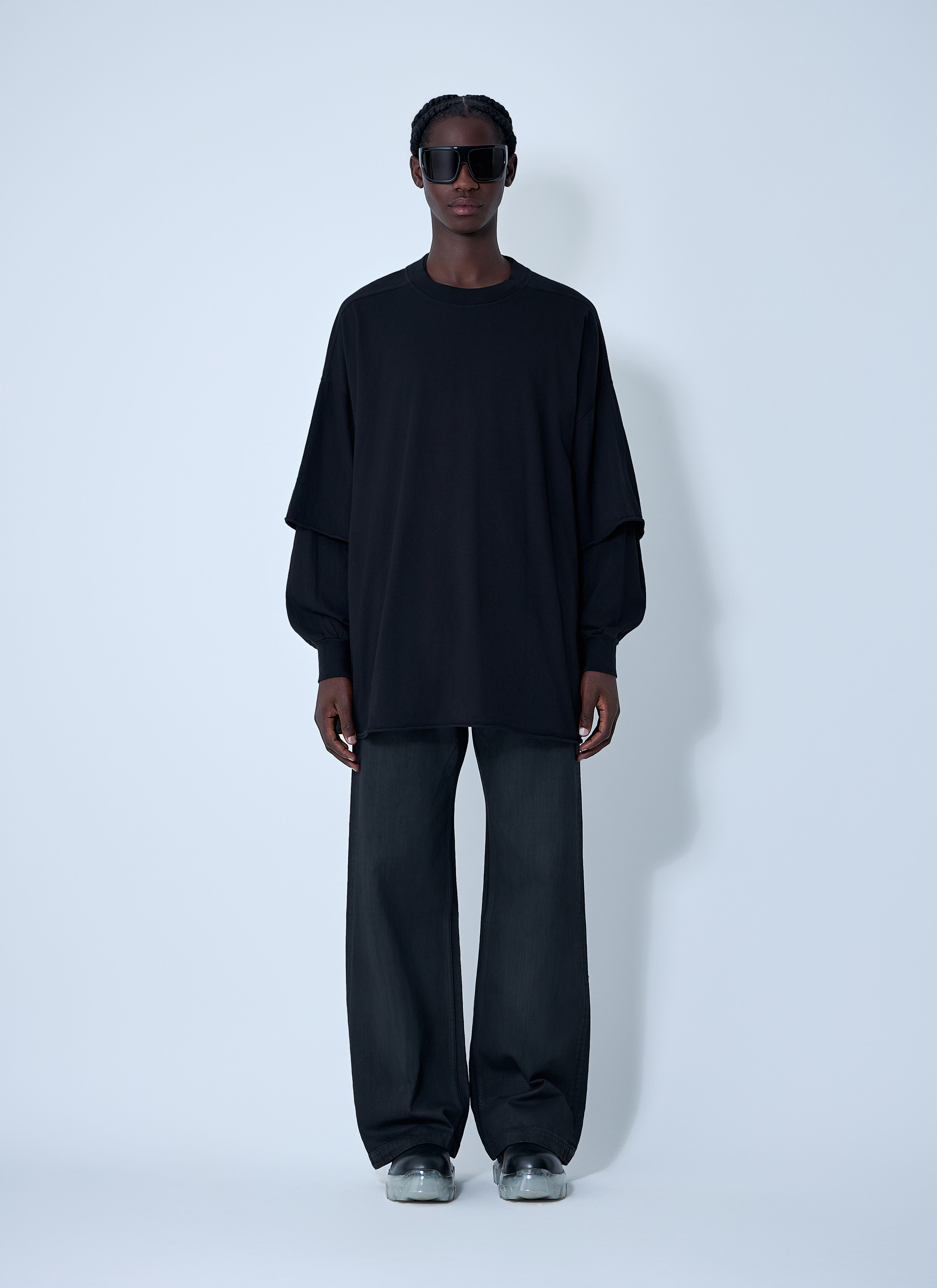 Rick Owens DRKSHDW Men's' Tommy Hustler Sweat T-Shirt in Black