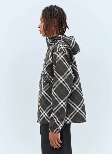 Burberry 双面格纹夹克  灰色 bur0157009