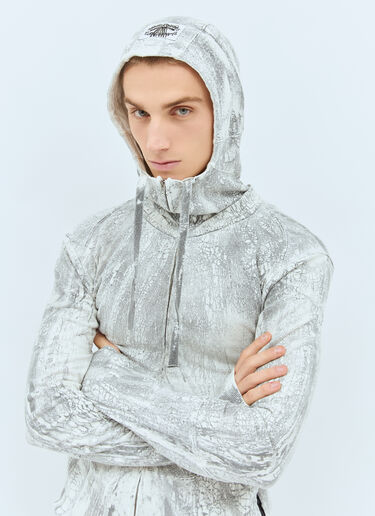 Acne Studios Zippered Dyed Sweatshirt Grey acn0158001