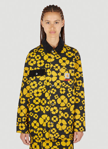 Marni x Carhartt 플로럴 프린트 재킷 옐로우 mca0250010