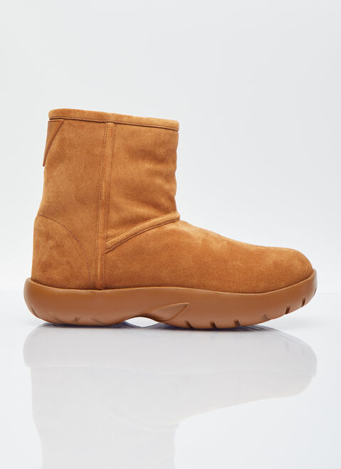 Isa Boulder Snap Suede Ankle Boot Black isa0254007