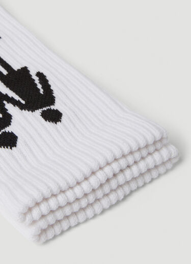 Balenciaga Pride Tennis Socks White bal0349015