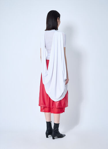 Sia Arnika Draped Mesh Top White sia0260005