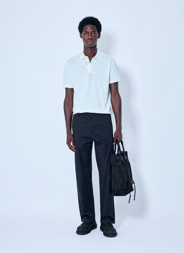 LN-CC® - Moncler: Mid Rise Tailored Trousers - Black Moncler Mid Rise Tailored Trousers Black mon0166007