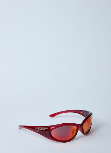 Balenciaga Sporty B Round AF Sunglasses Red bcs0360002