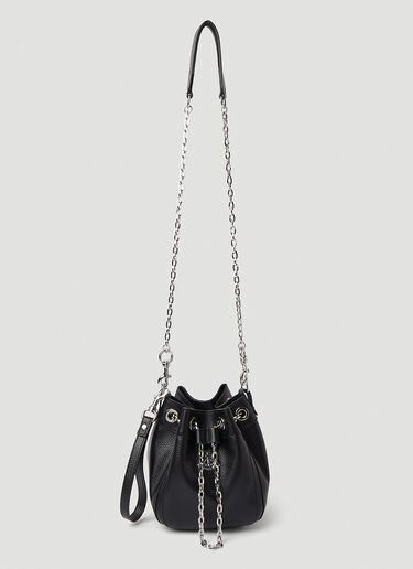 Vivienne Westwood Chrissy Small Bucket Shoulder Bag Black vvw0250147