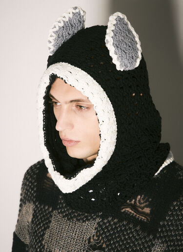 Marni Donkey Puppet Balaclava Black mni0159010