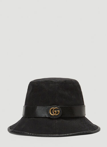 Gucci 双 G 渔夫帽 黑色 guc0345003