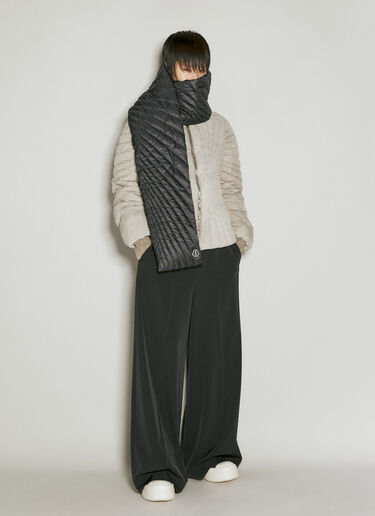 Moncler + Rick Owens Radiance Down Scarf Black mcs0355016