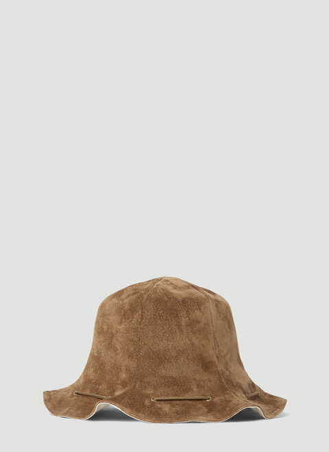 Hender Scheme Drawstring Bucket Hat Black hes0152002