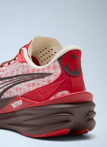 LN-CC® - Puma: Deviate NITRO™ 4 Check Sneakers - Red Puma Deviate NITRO™ 4 Check Sneakers Red pum0164001