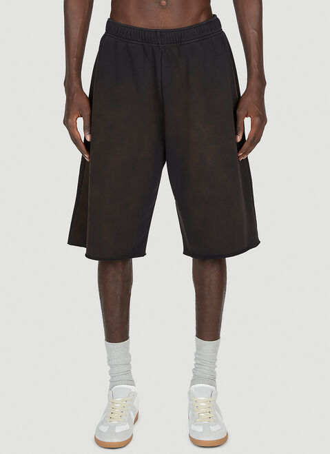 MM6 Maison Margiela Stained Shorts ブラック mmm0154004