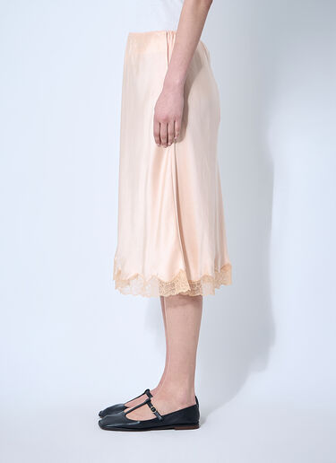 The Row Silk Irene Skirt Orange row0260016