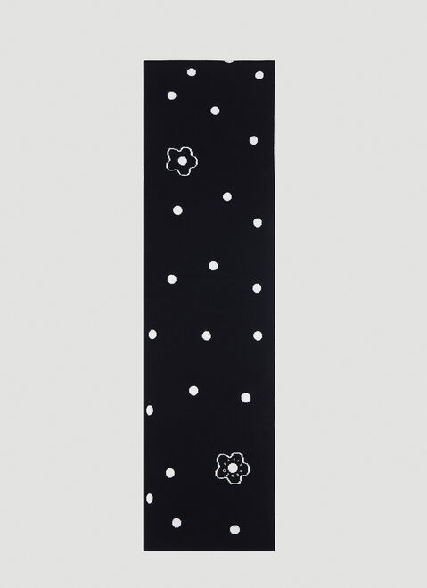 Moncler + Rick Owens Stamp Wool Scarf ブラック mcs0355016