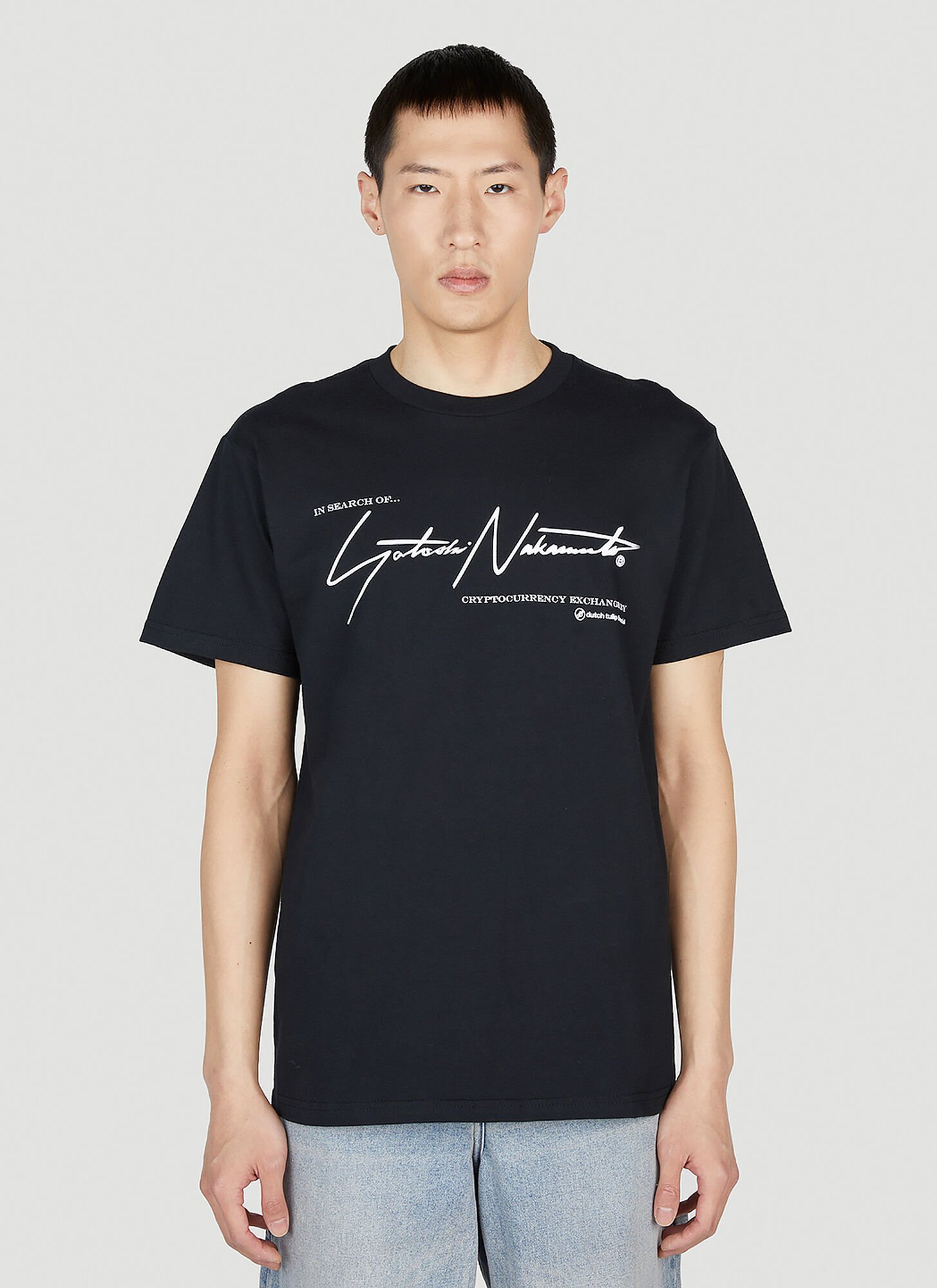 Dtf.nyc Satoshi Nakamoto T-shirt Male Black