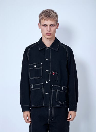 Story Mfg. Canvas Love Letter Depot Jacket Black mfg0166001