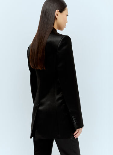 Sportmax Tailored Satin Blazer Black spx0256021