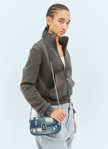 Marc Jacobs The Denim Clover Shoulder Bag Blue mcj0258003