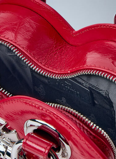 LN-CC® - Vivienne Westwood: Juliet Heart Chain Bag - Red Vivienne Westwood Juliet Heart Chain Bag Red vvw0266015