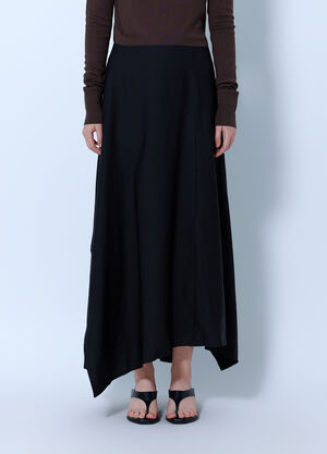 Studio Nicholson Baske Draped Skirt Black stn0265006