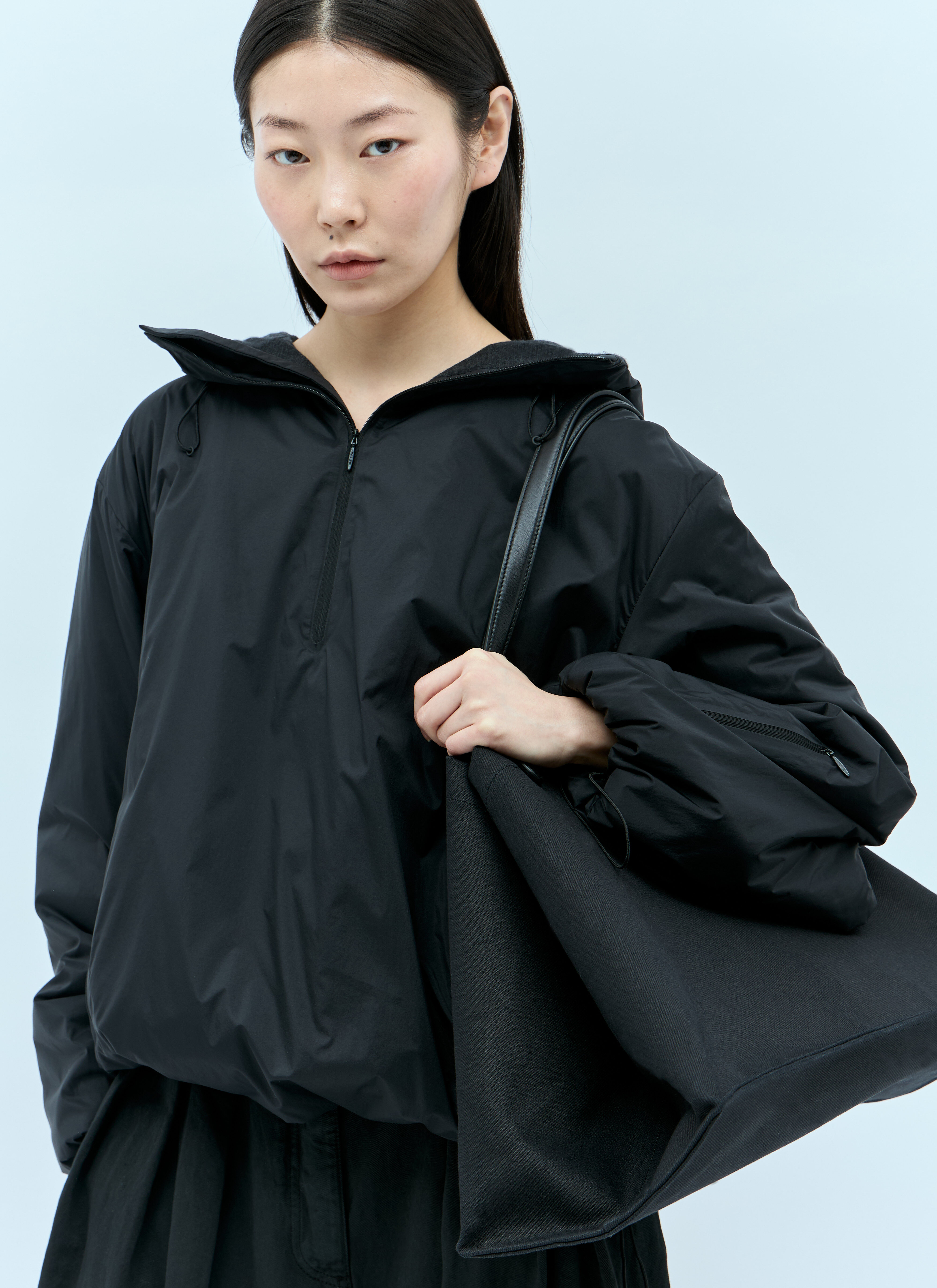 The Row Women s XL Idaho Tote Bag in Black LN CC
