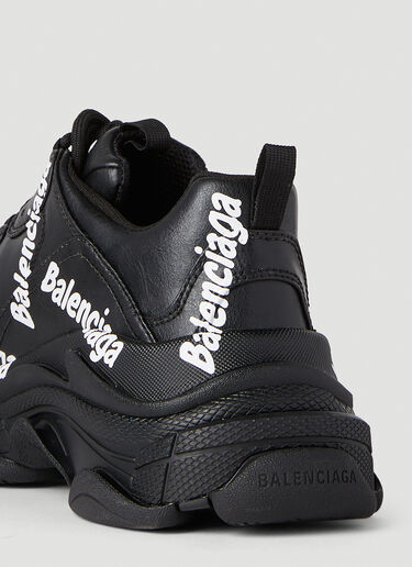 Balenciaga Logotype Triple S Sneakers Black bal0251054