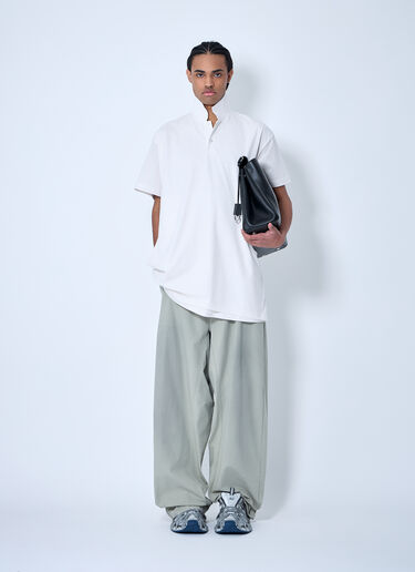 Balenciaga Interwinded Polo Shirt White bal0159001