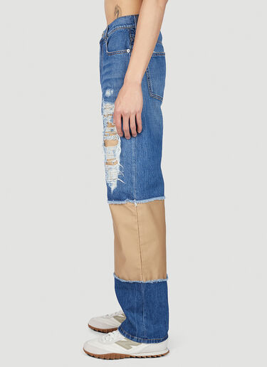 JW Anderson Distressed Patches Jeans Blue jwa0151011