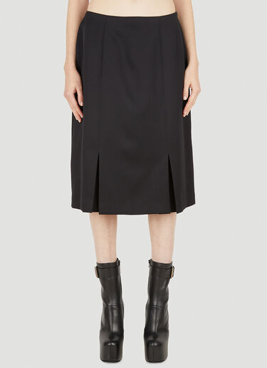 Raf Simons Pleated Skirt Black raf0248003