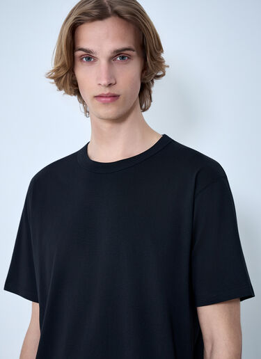 Dries Van Noten Cotton Jersey T-Shirt Black dvn0163019