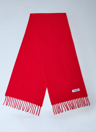 Jil Sander Neck Warmers Mufflers Scarf Red jil0265012