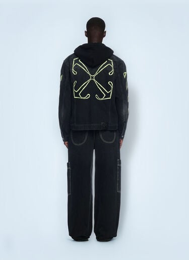 Off-White Irregular Cargo Jeans Black ofw0160096