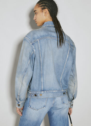 Oversized Denim Jacket Saint Laurent Oversized Denim Jacket Blue sla0253010
