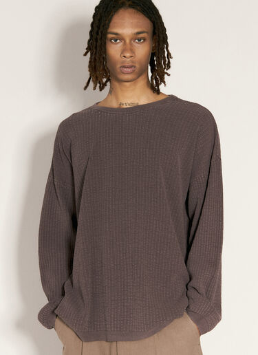 Our Legacy Popover Knit Sweater Purple our0157007