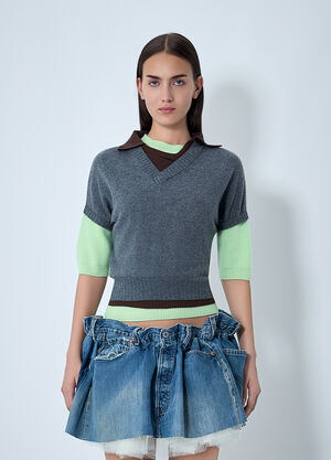 August Barron Triple Sweater Grey all0262004