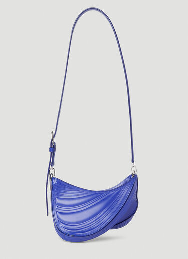 Mugler Spiral Curve 01 Shoulder Bag Blue mug0252042