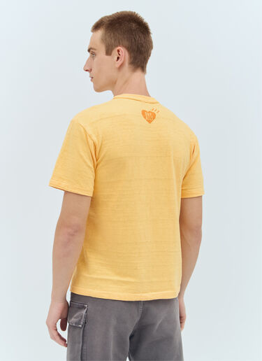 Human Made 徽标印花 T 恤 黄色 hmd0156012