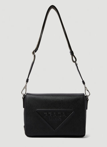 Prada Saffiano Leather Crossbody Bag Black pra0149067