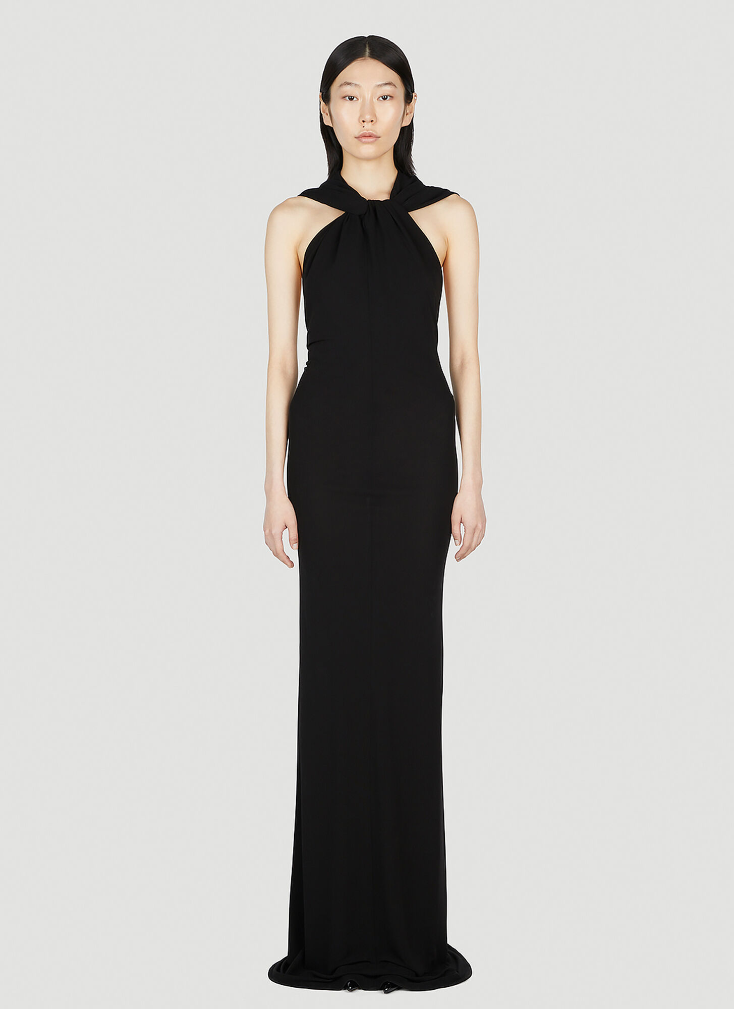Saint Laurent Long Dress With Hood