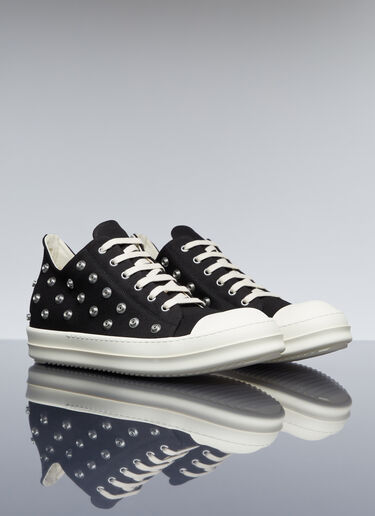 Stud Denim Low Top Sneakers Rick Owens DRKSHDW Stud Denim Low Top Sneakers Black drk0154014