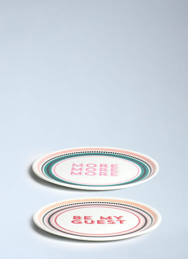Set Of Six Assorted Pizza Plates Bitossi Home Set Of Six Assorted Pizza Plates Multicolour wps0692578
