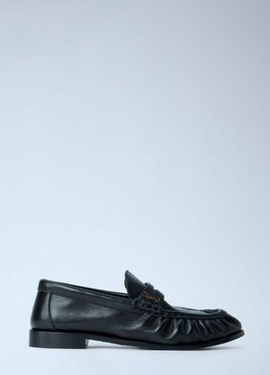 Saint Laurent Le Loafer Supple in Matte Leather Black sla0263040