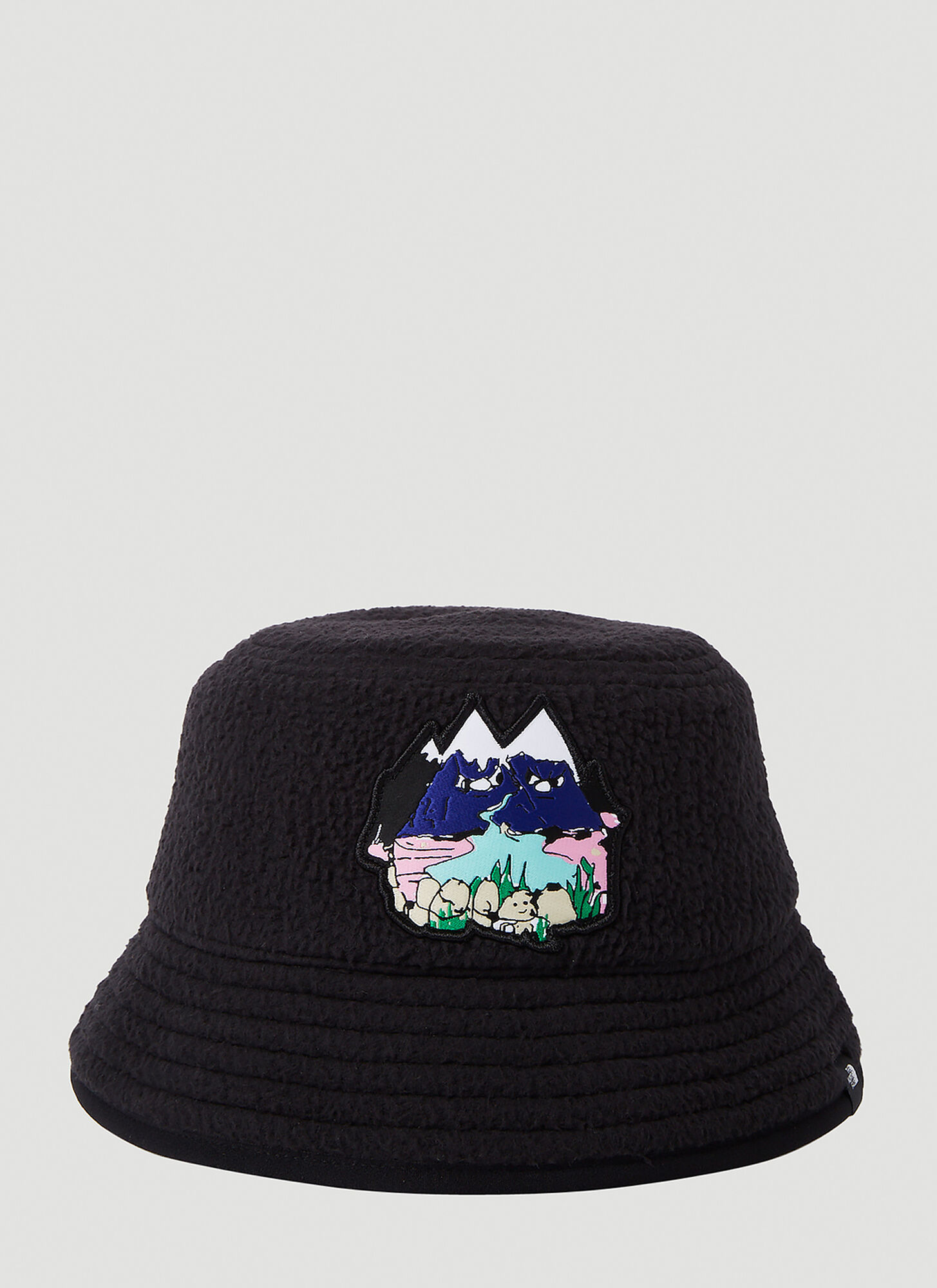 The North Face Black Box Graphic Patch Bucket Hat In Black