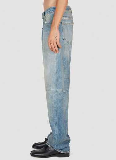 MM6 Maison Margiela イレギュラーシームジーンズ ブルー mmm0153010