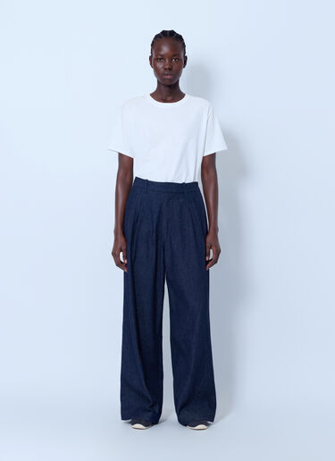 LN-CC® - Levi's: Denim Pleat Trousers - Blue Levi's Denim Pleat Trousers Blue lvs0266004